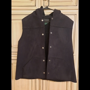 Lauren Ralph Lauren Fleece‎ Lined Vest! SIZE LARGE